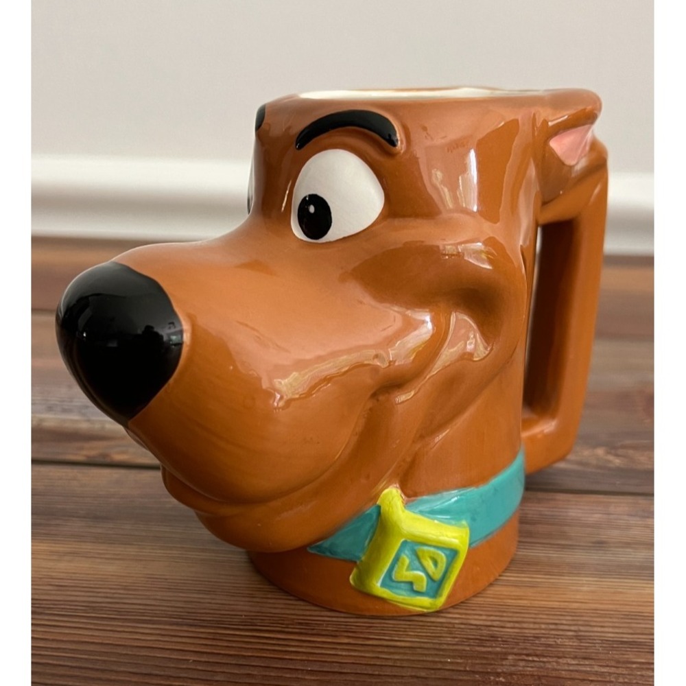Zak! Scooby-Doo 3D Sculpted Mug Scooby-Doo Head Ceramic Coffee 12 Oz Mug Tea Cup